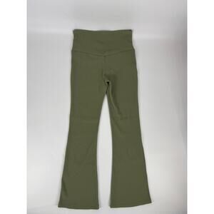 Athleta Green Flared Leggings (B36)